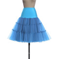 Grace Karin Sky BlueTutu Petticoat Underskirt Crinoline Skirt For Wedding Vintage Dress CL008922-14